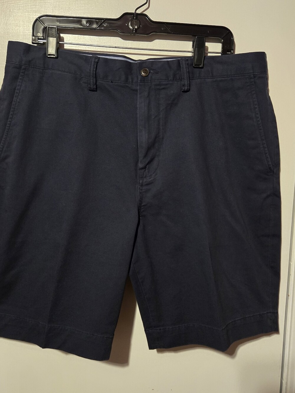 Polo Ralph Lauren Stretch Twill Chino Shorts Sz 35 Mens Navy Classic FiT